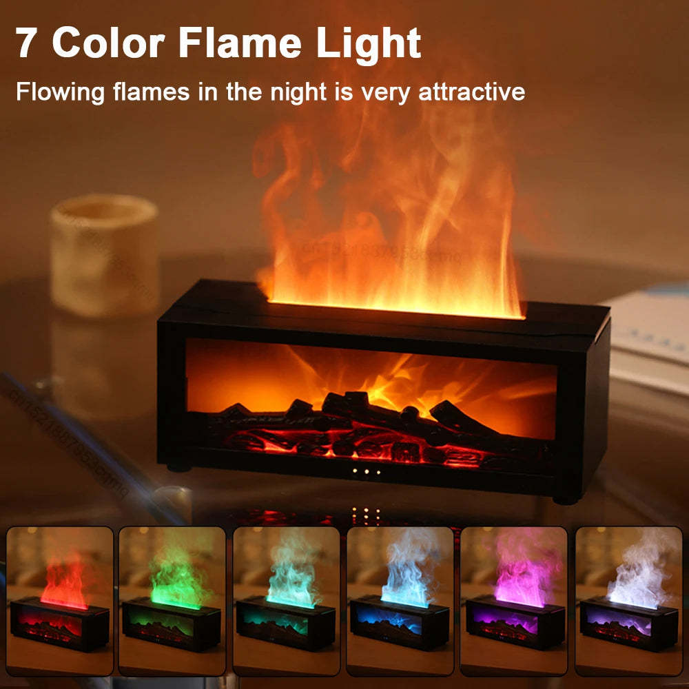 3D Flame Fireplace Humidifier, ( Free Shipping )