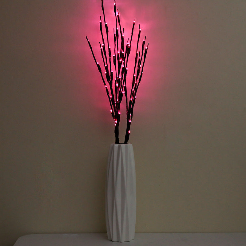 LED Simulation Branch Lamp Romantic Bedroom Layout